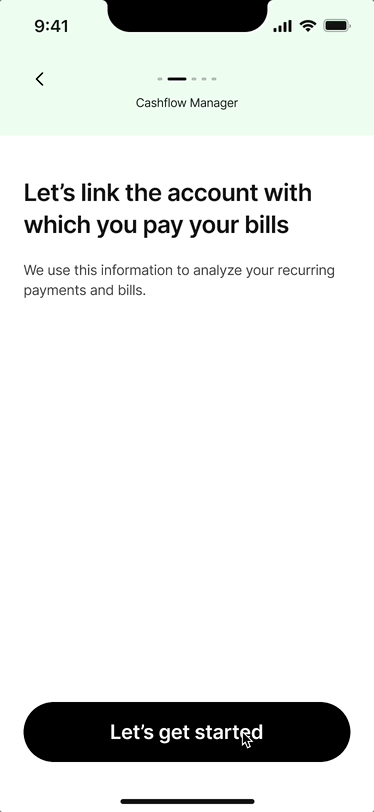 An overview of setup for cash flow