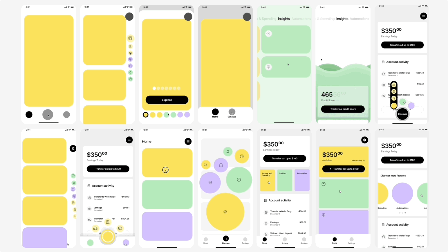 Exploration on feature navigation and discovery.