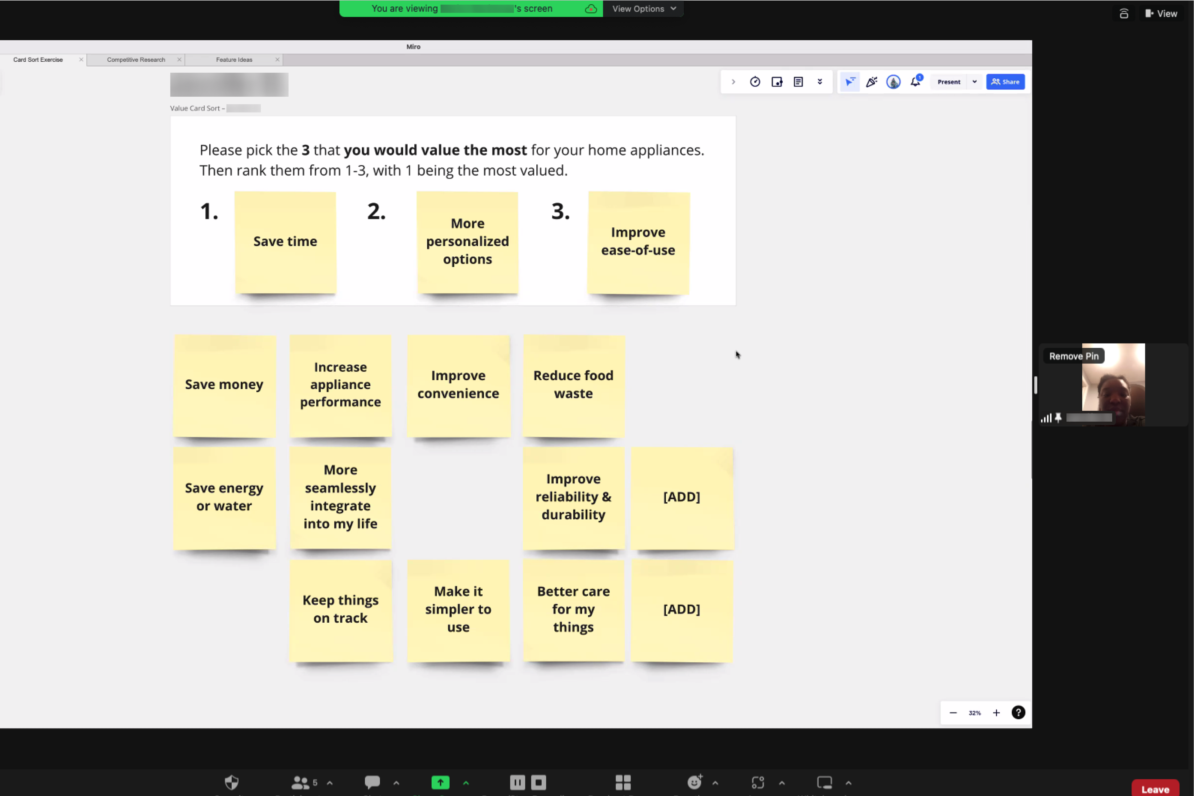 A snapshot of remote interview