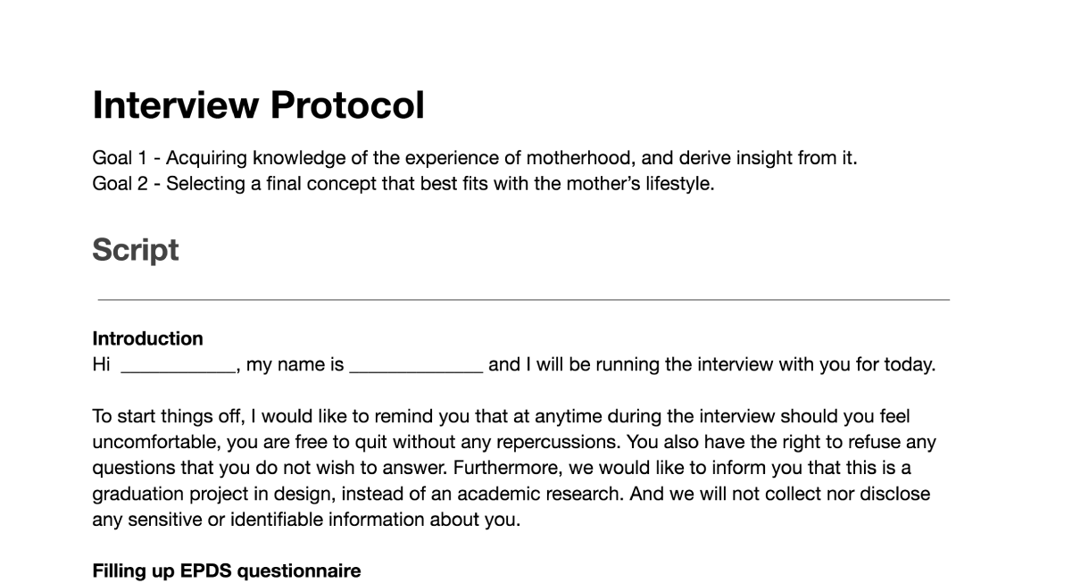 interview protocol